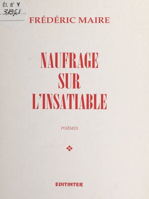 cover image of Naufrage sur l'insatiable
